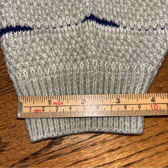 Scandia Woods Gray Men's Pullover 1/4 Button X-Large Grandpa Knit Sweater - Picture 14 of 14